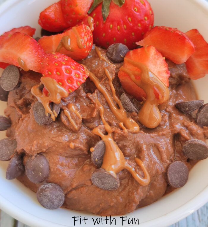 Hummus di ceci al cacao e vaniglia