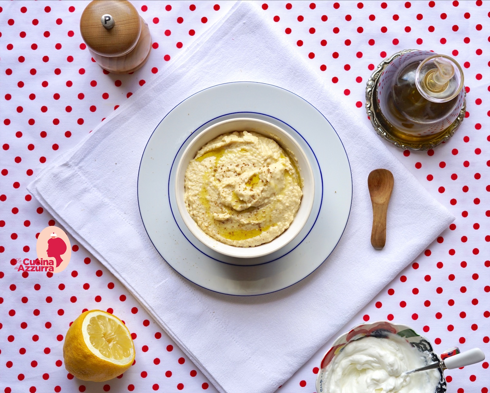 Hummus di ceci allo yogurt