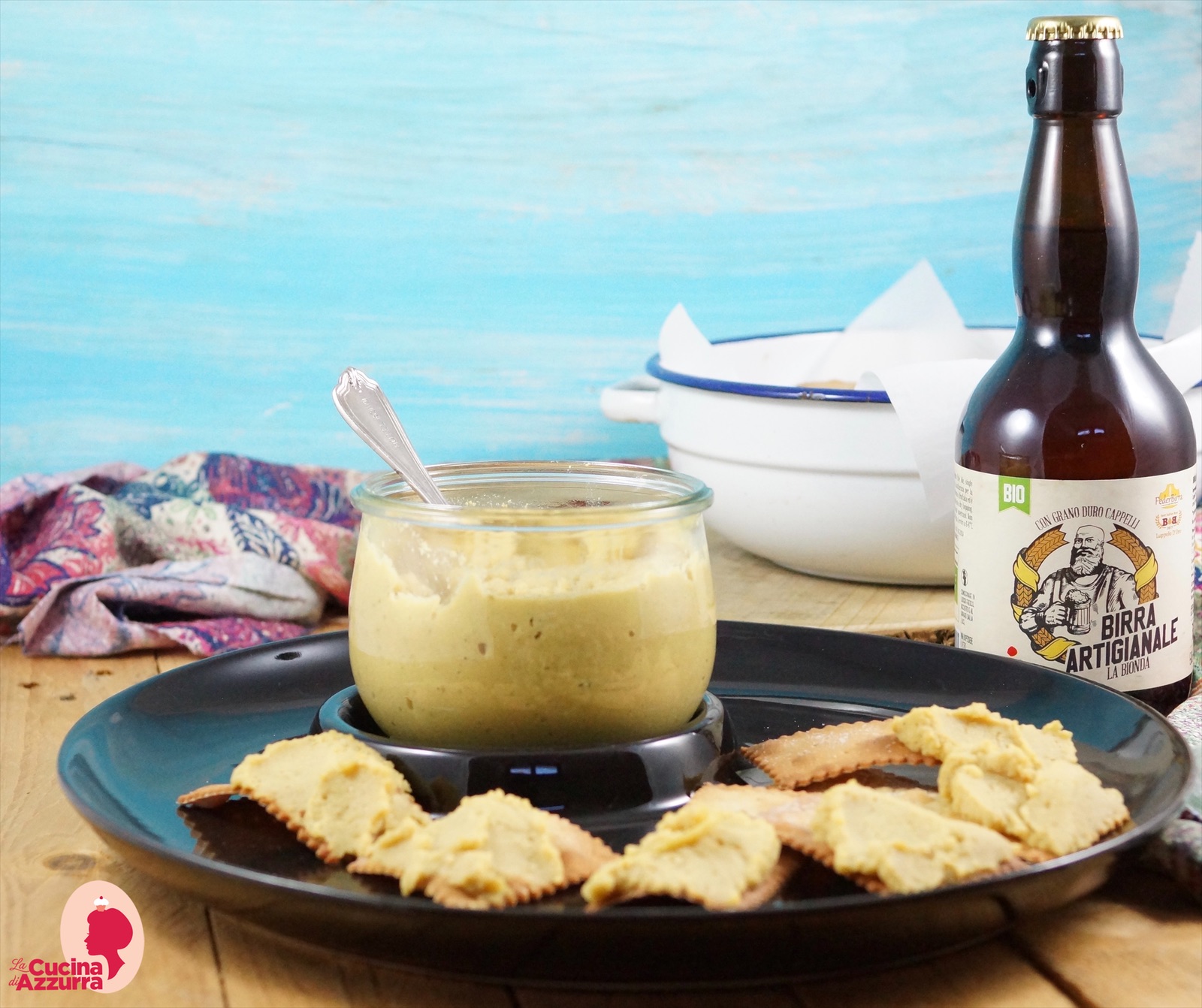 HUMMUS DI CECI E CRACKERS SENZA GLUTINE!