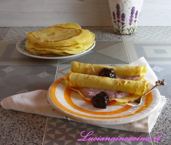 Impasto crepes con sorpresa