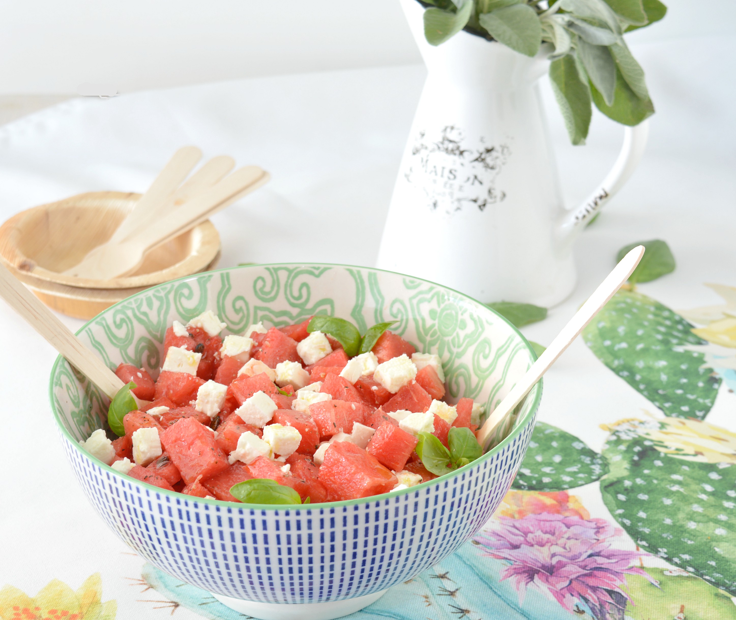 Insalata di anguria e feta