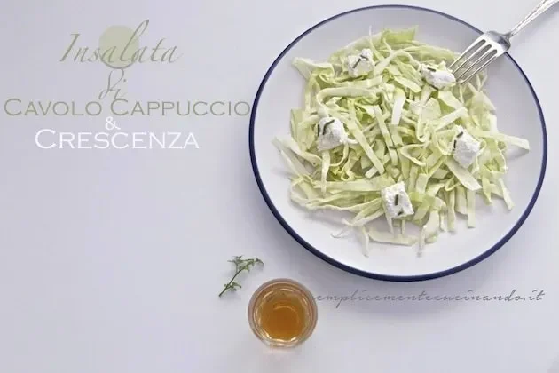 Insalata di cavolo cappuccio in agrodolce