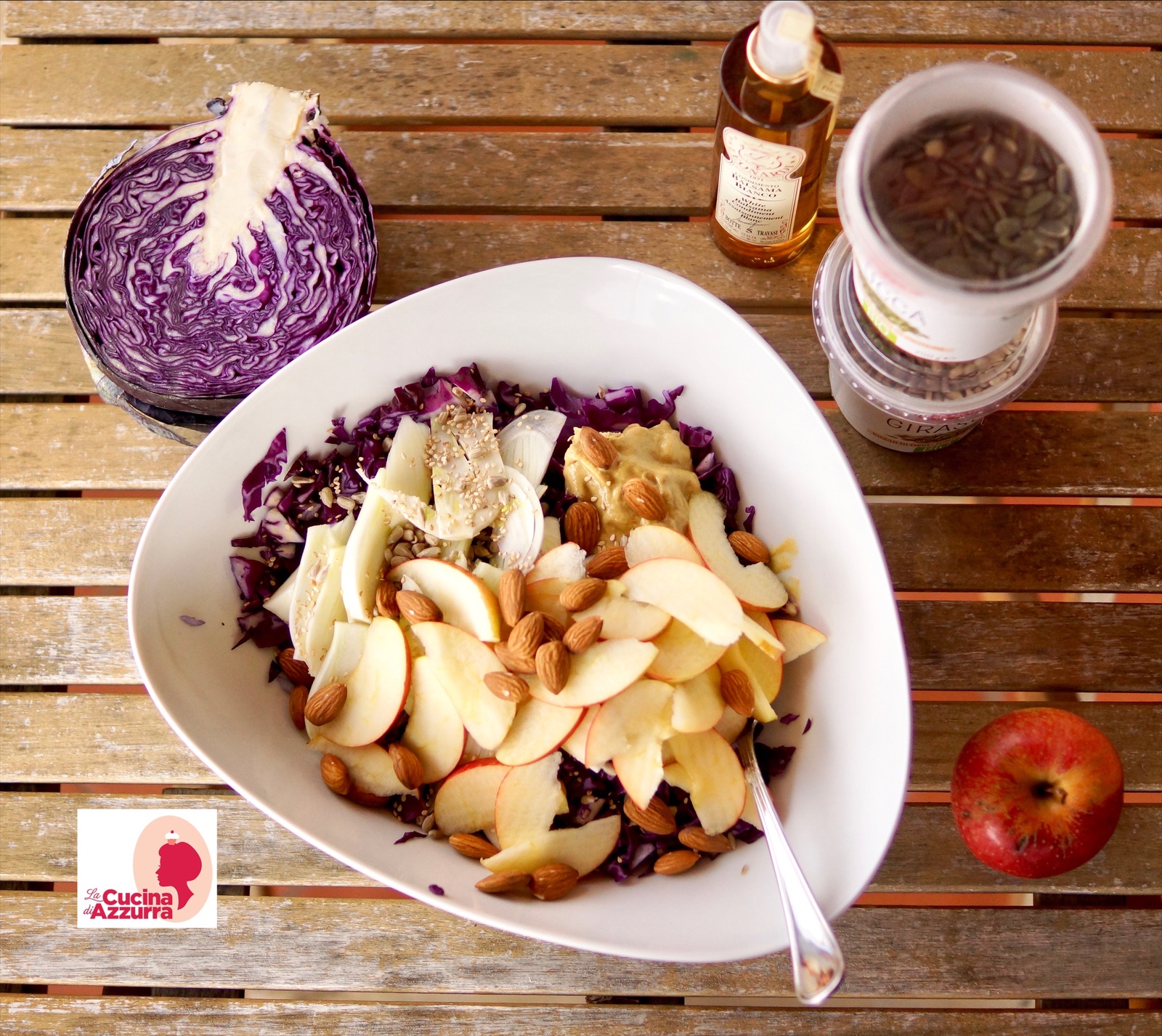 Insalata di cavolo viola e….