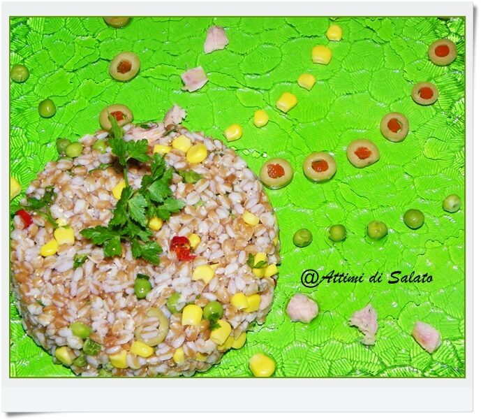 Insalata di farro con tonno