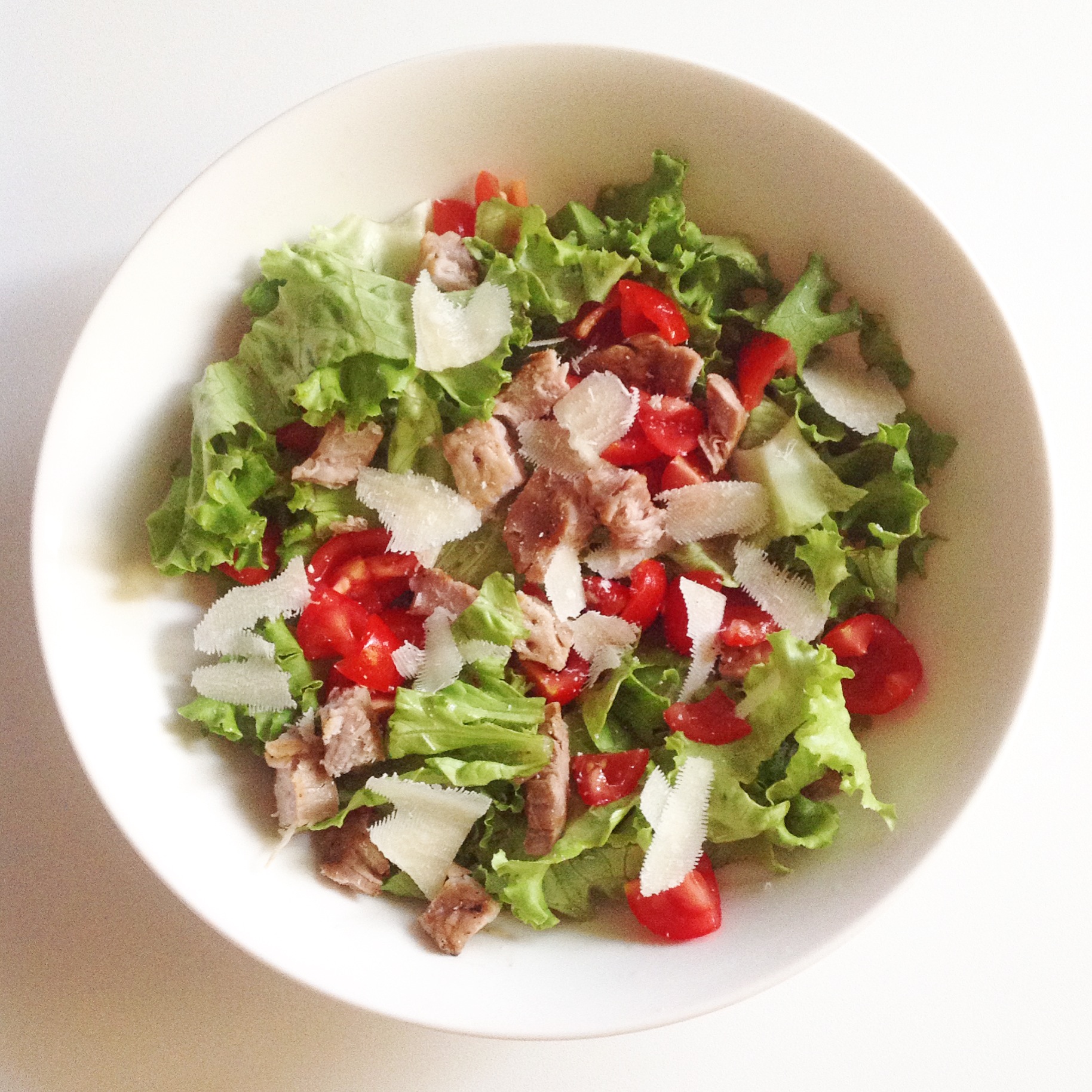 Insalata di manzo con vinaigrette al balsamico