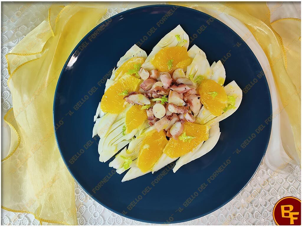 Insalata di polpo arance e finocchi