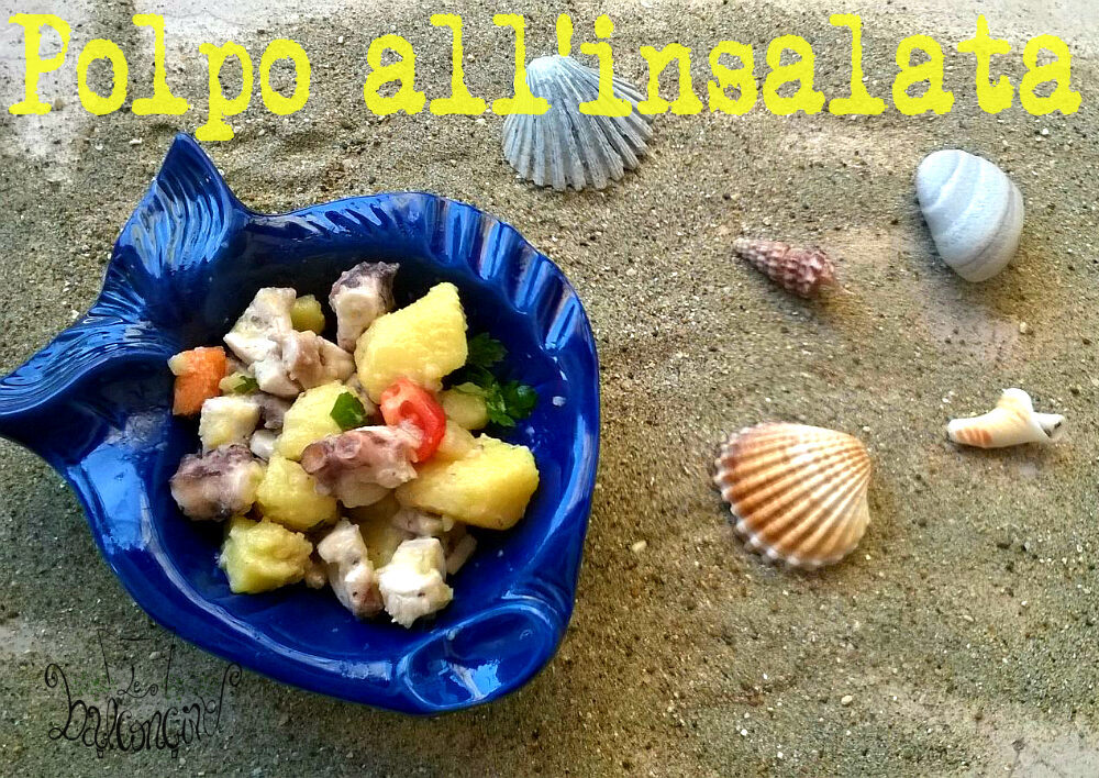 Insalata di polpo con patate e pomodori