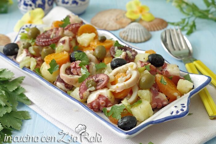 Insalata di polpo light sana e gustosa