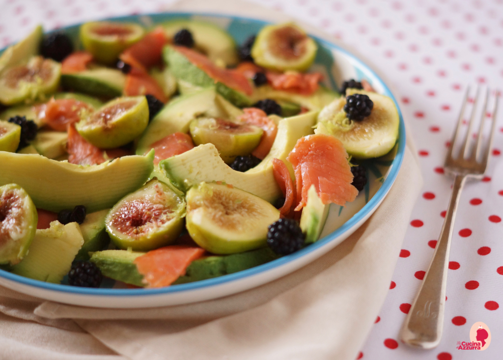 Insalata di salmone con fichi e….