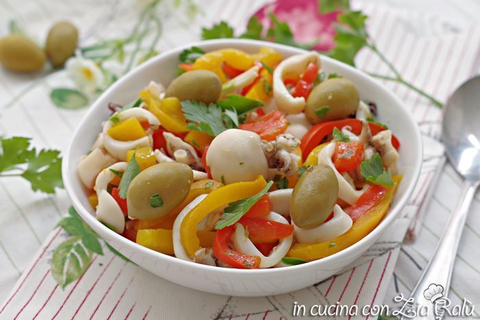 Insalata di seppie mediterranea – ricetta light