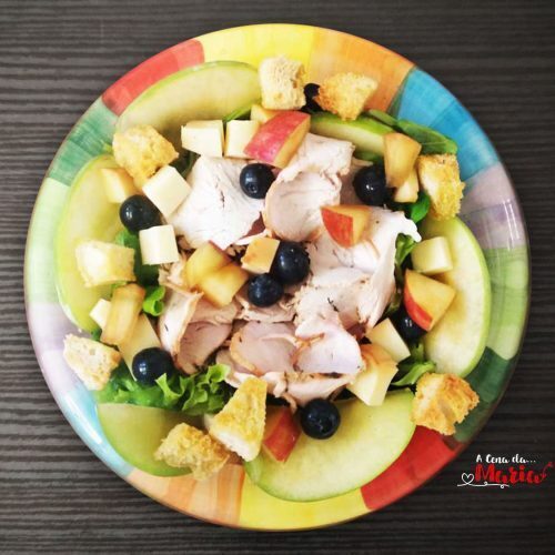 Insalata di tacchino e frutta