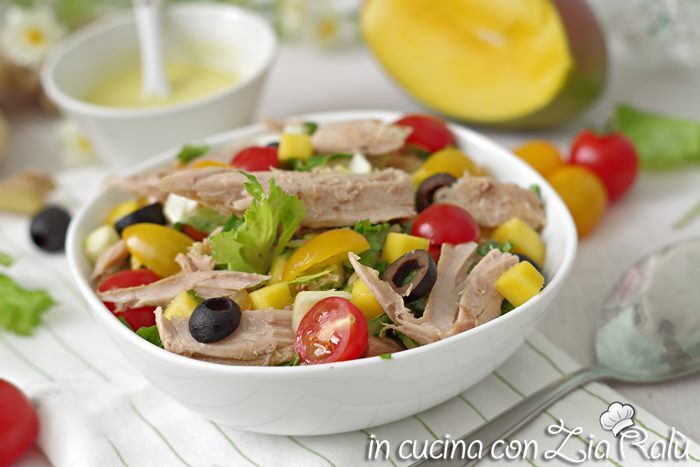 Insalata di tonno e verdure – ricetta light