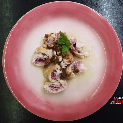 Involtini di pollo con cotto e formaggio