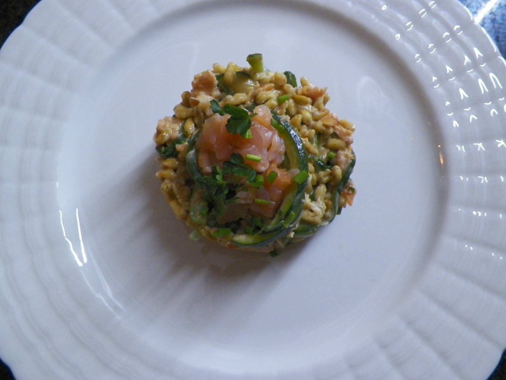 Kamut al salmone con robiola