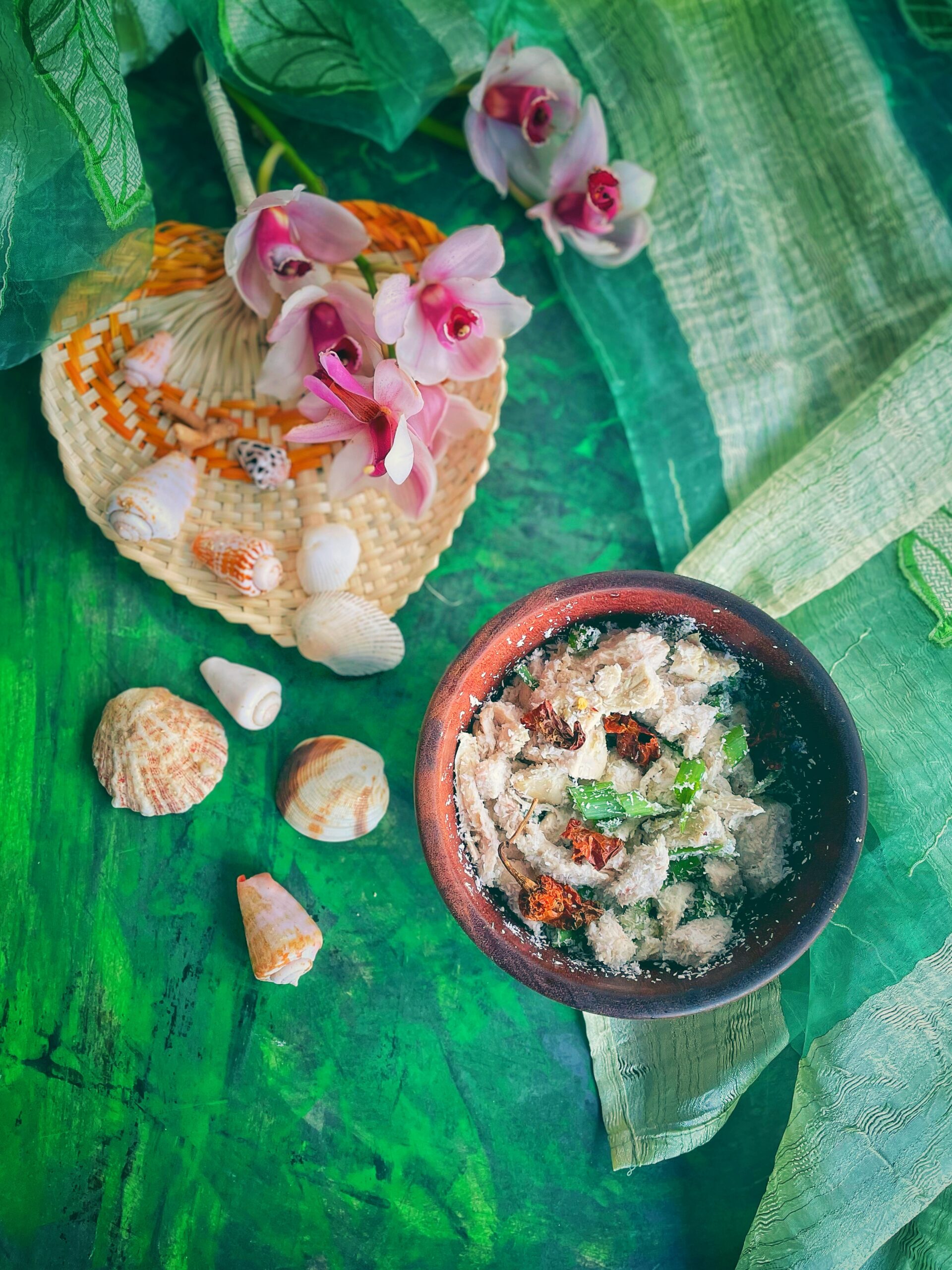 Kelaguen mannok, insalata di pollo di guam