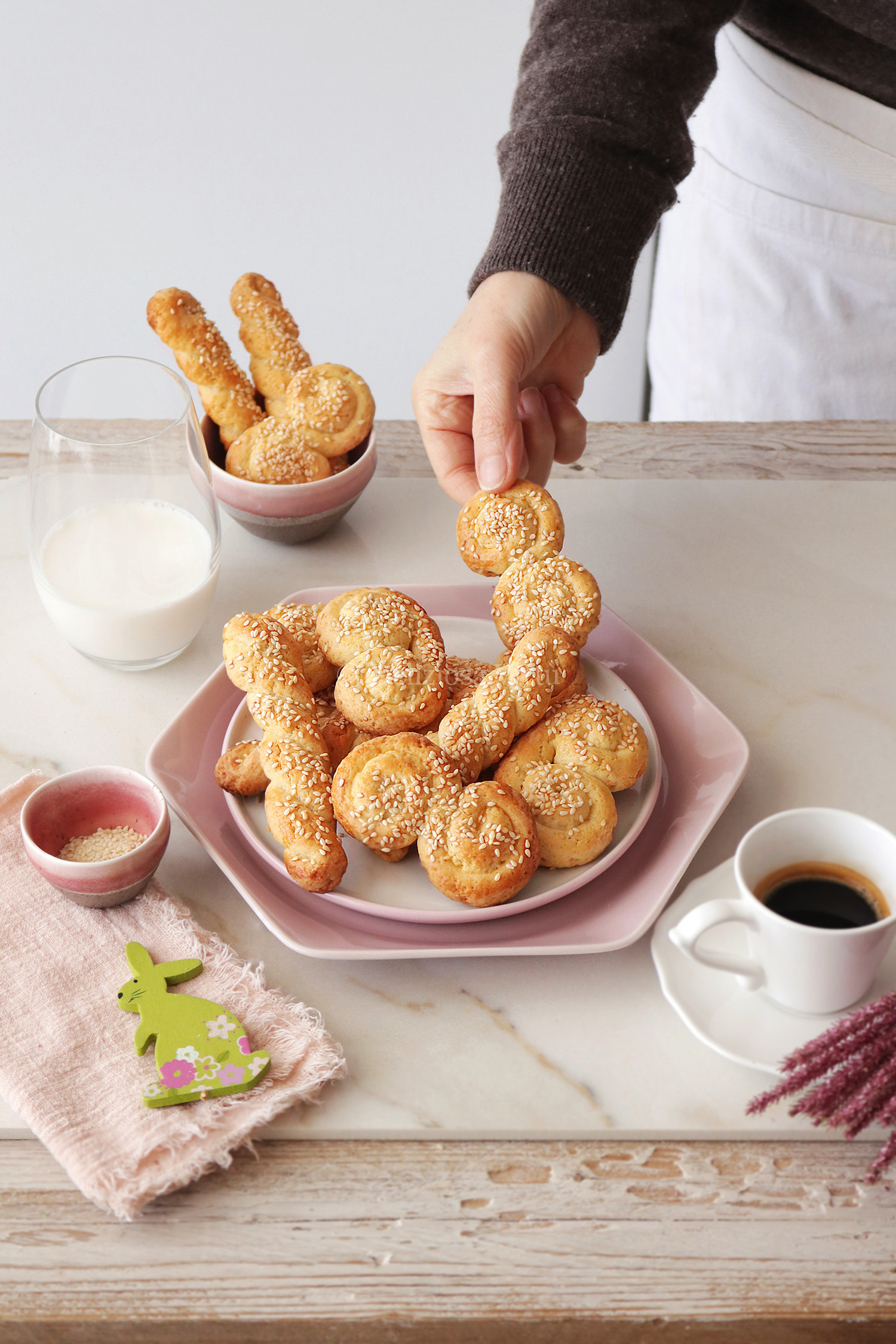 Koulourakia, biscotti greci pasquali