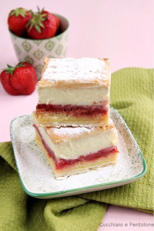 Krempita alle fragole per re-cake