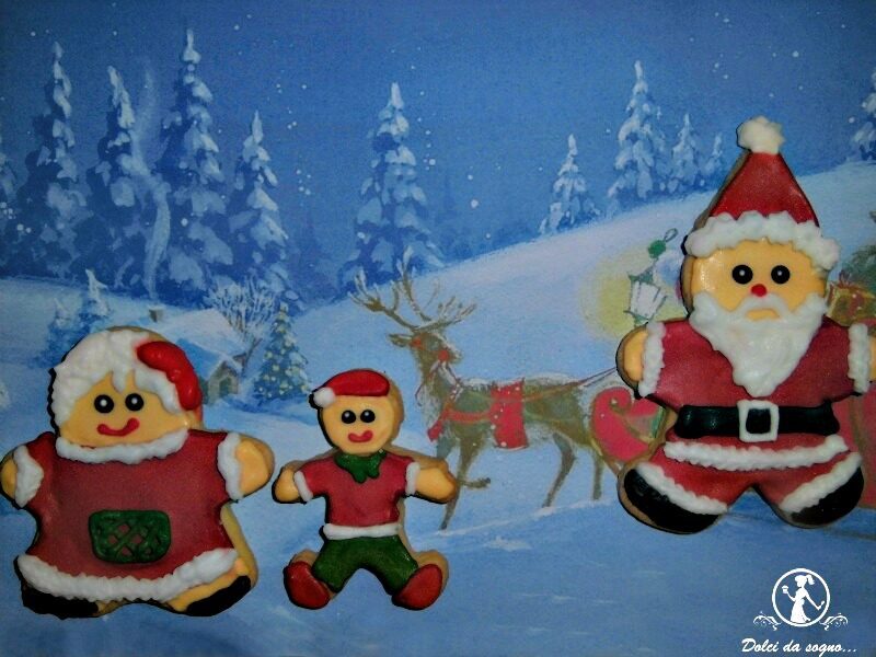 La famiglia di babbo natale