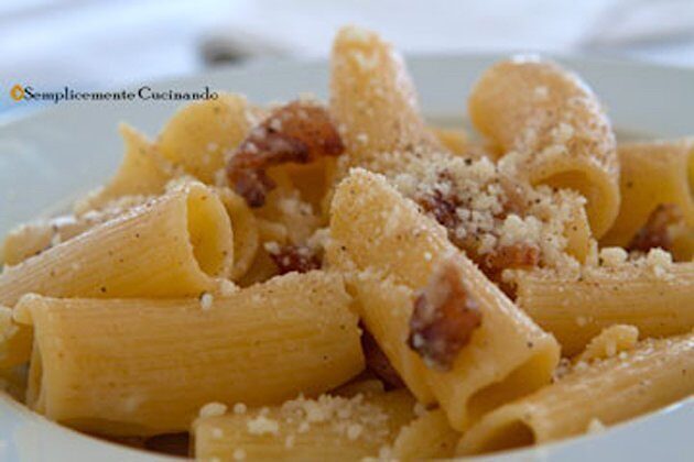 La gricia o amatriciana in bianco