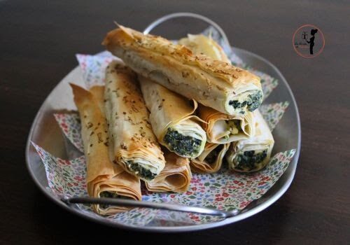 La prima ricetta primaverile: cannoli di pasta fillo e borragine in friggitrice ad aria