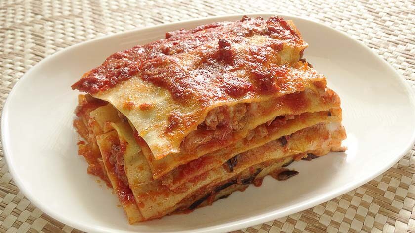 Lasagna con le melanzane