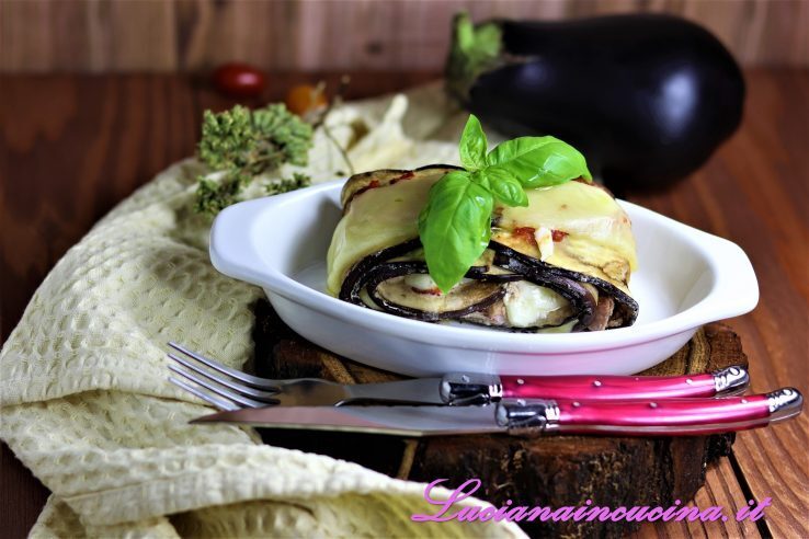 Lasagna di melanzana e tonno