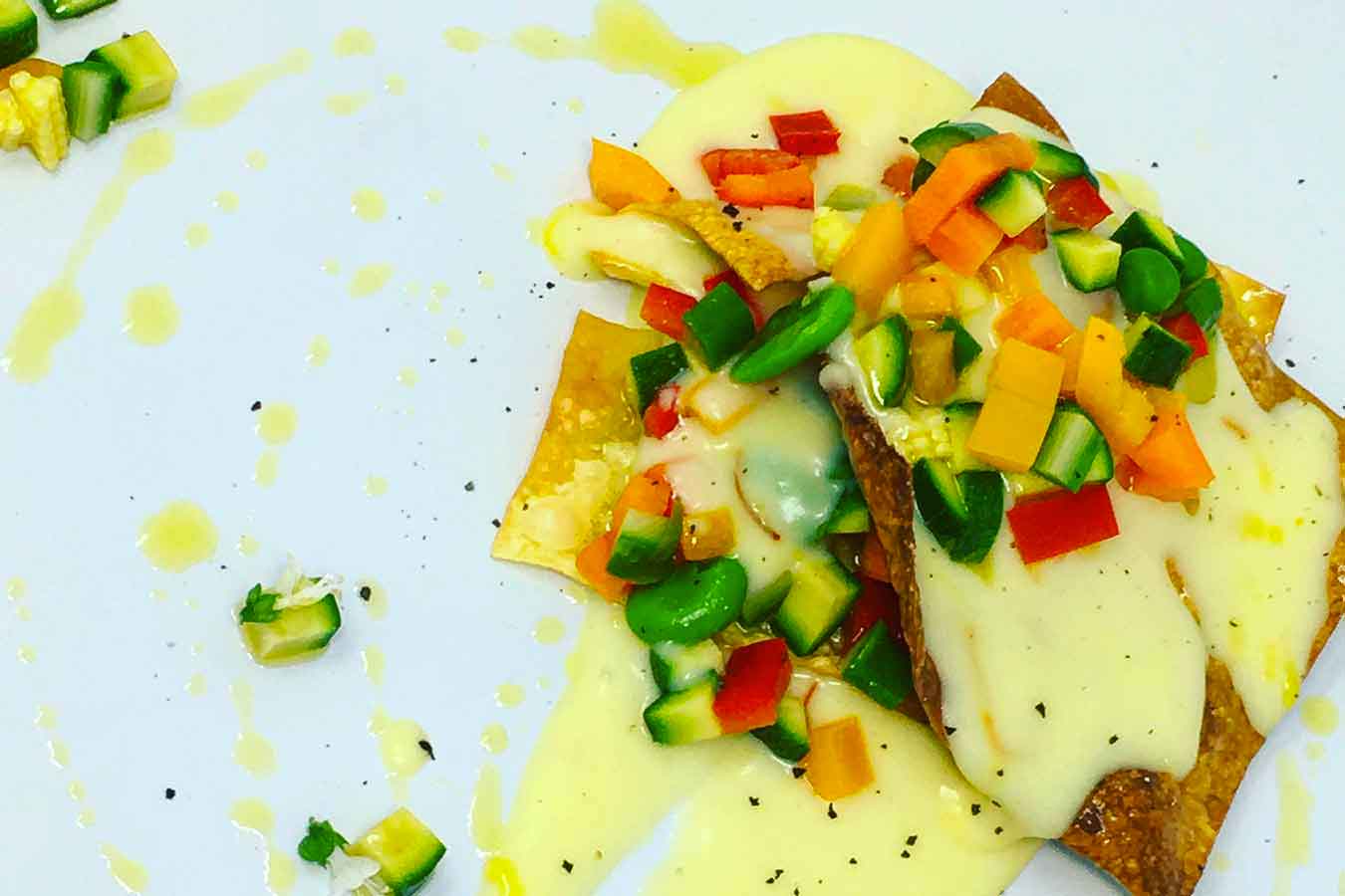 Lasagne croccanti di verdure