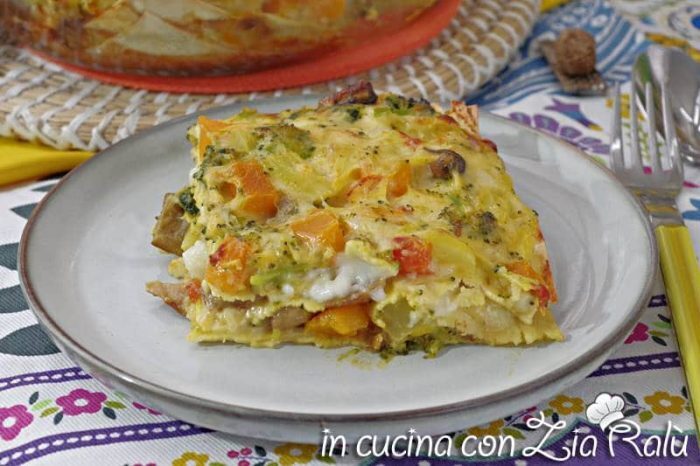 Lasagne vegetariane autunnali