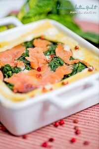 Lasagnetta salmone e spinaci
