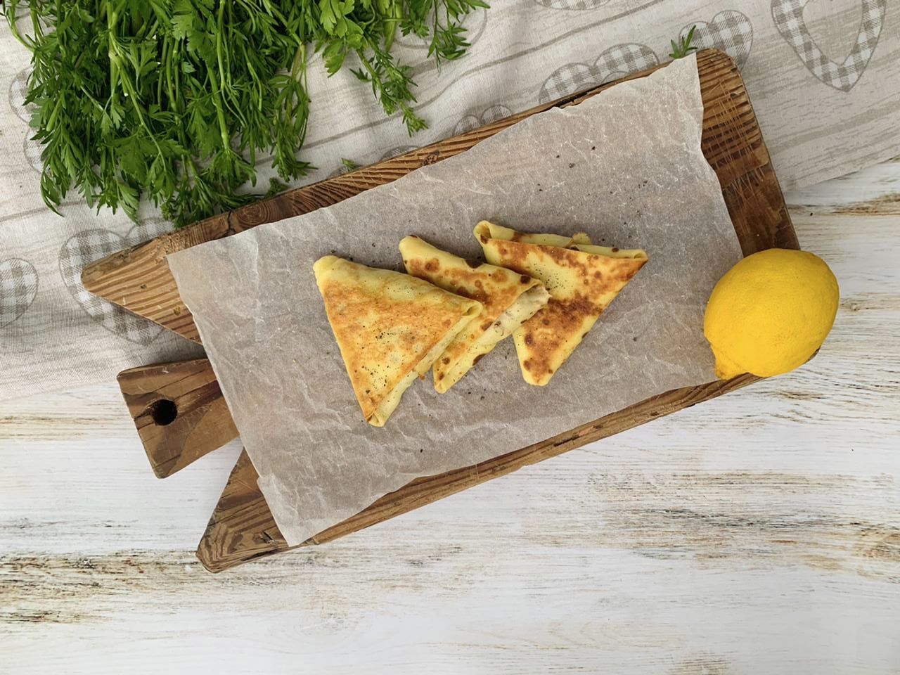 Le crepes a triangolo: fusion di sapori