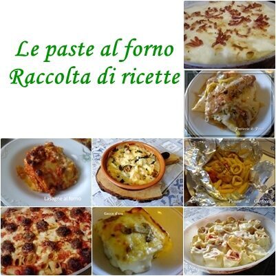 Le paste al forno – Raccolta di ricette
