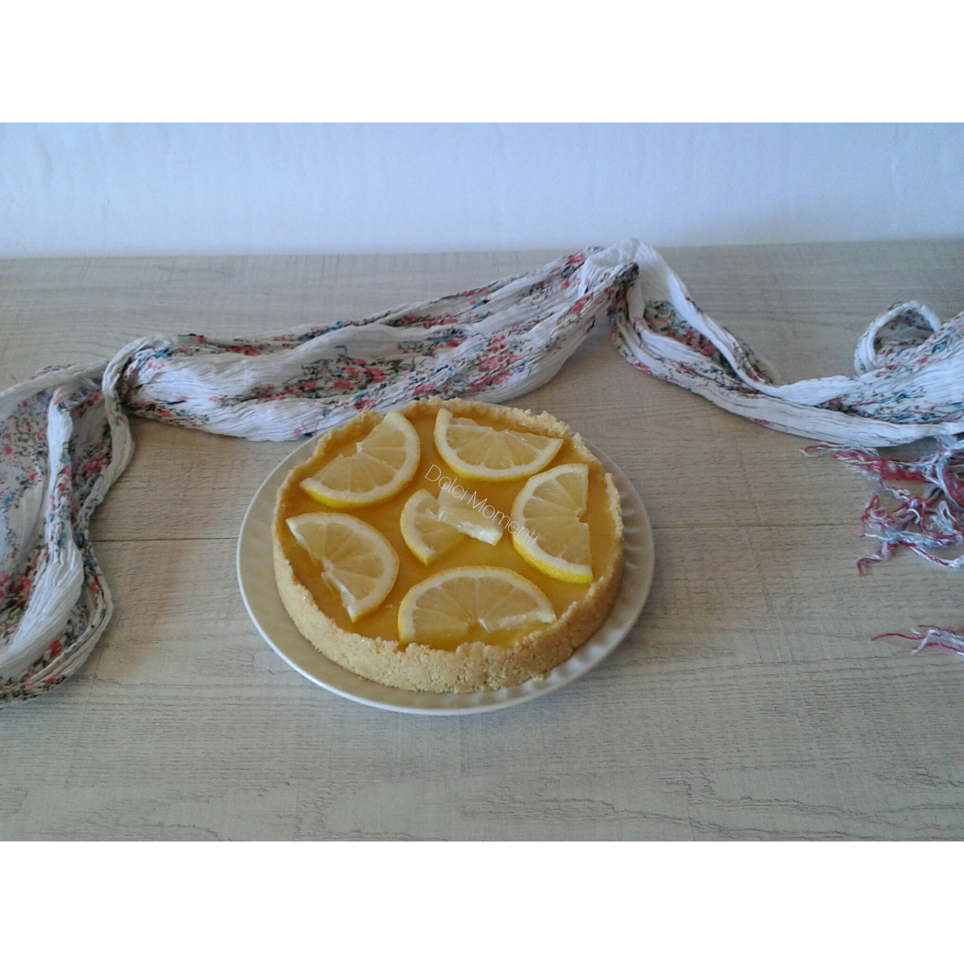 Lemon tart senza cottura