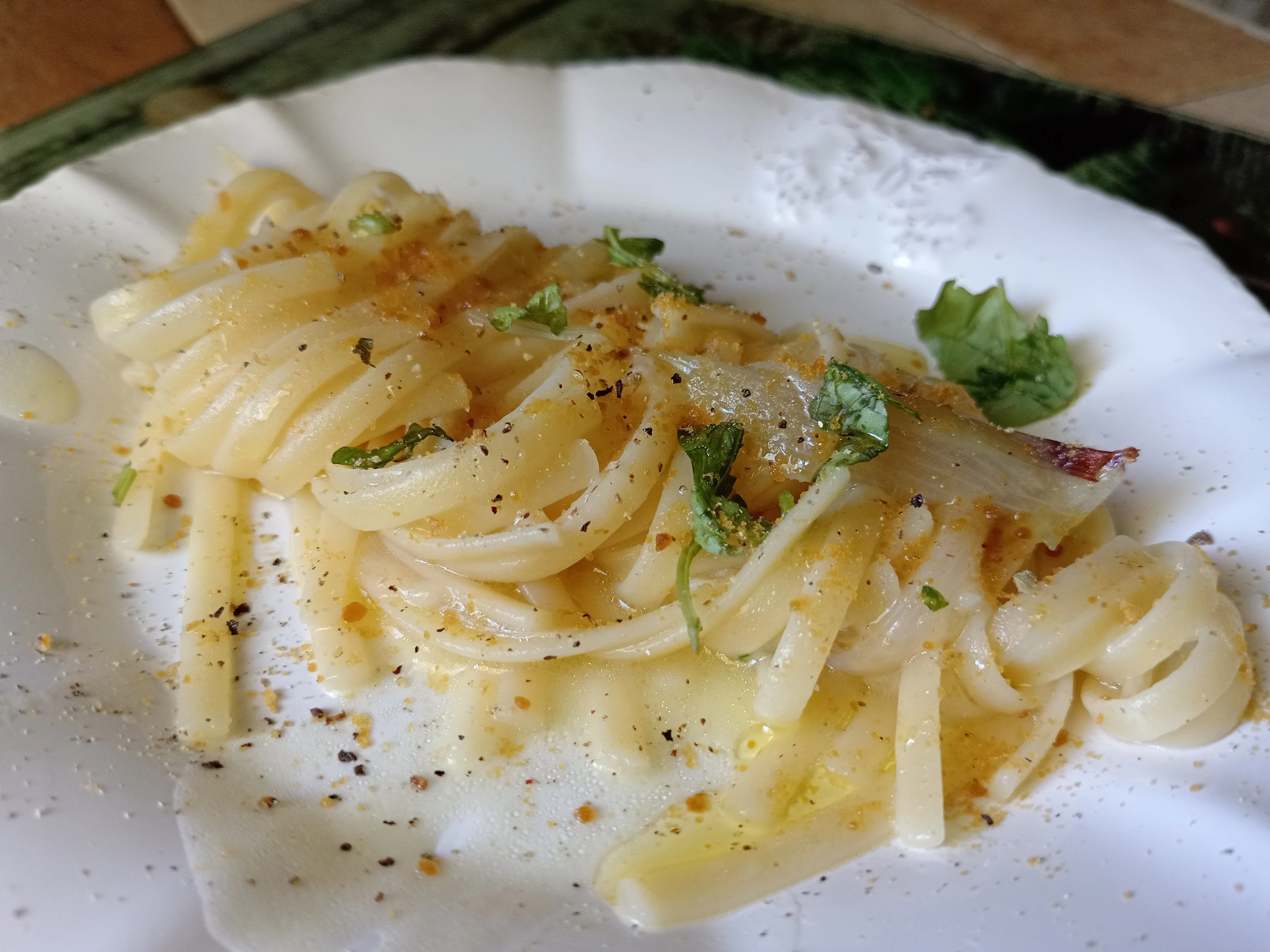 Linguine con bottarga