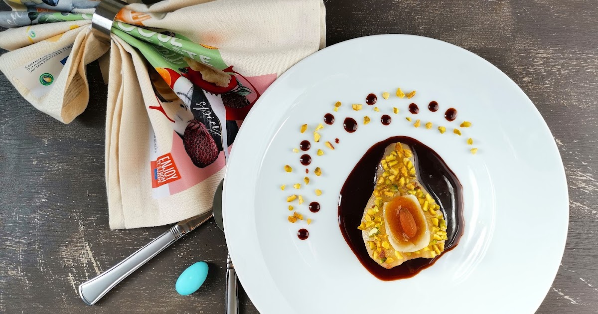 L’origine della vita – dessert con pera ripiena ai 5 gusti