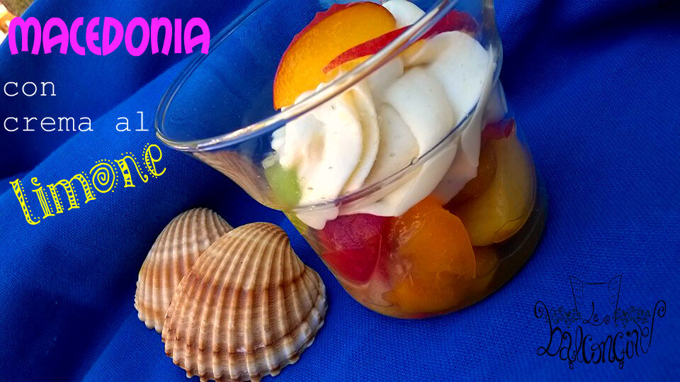 Macedonia di frutta con crema al limone