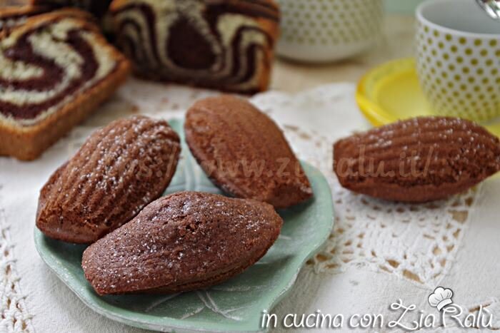 Madeleine al cacao variante golosa