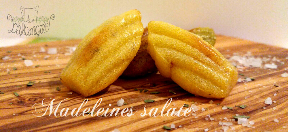 Madeleines salate con pancetta ed erbe aromatiche