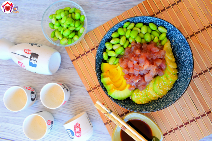 Maguro poke o poke di tonno