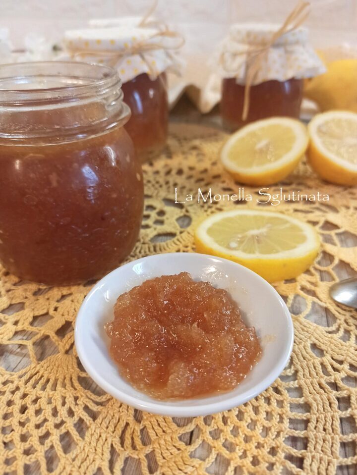 Marmellata di limoni senza buccia
