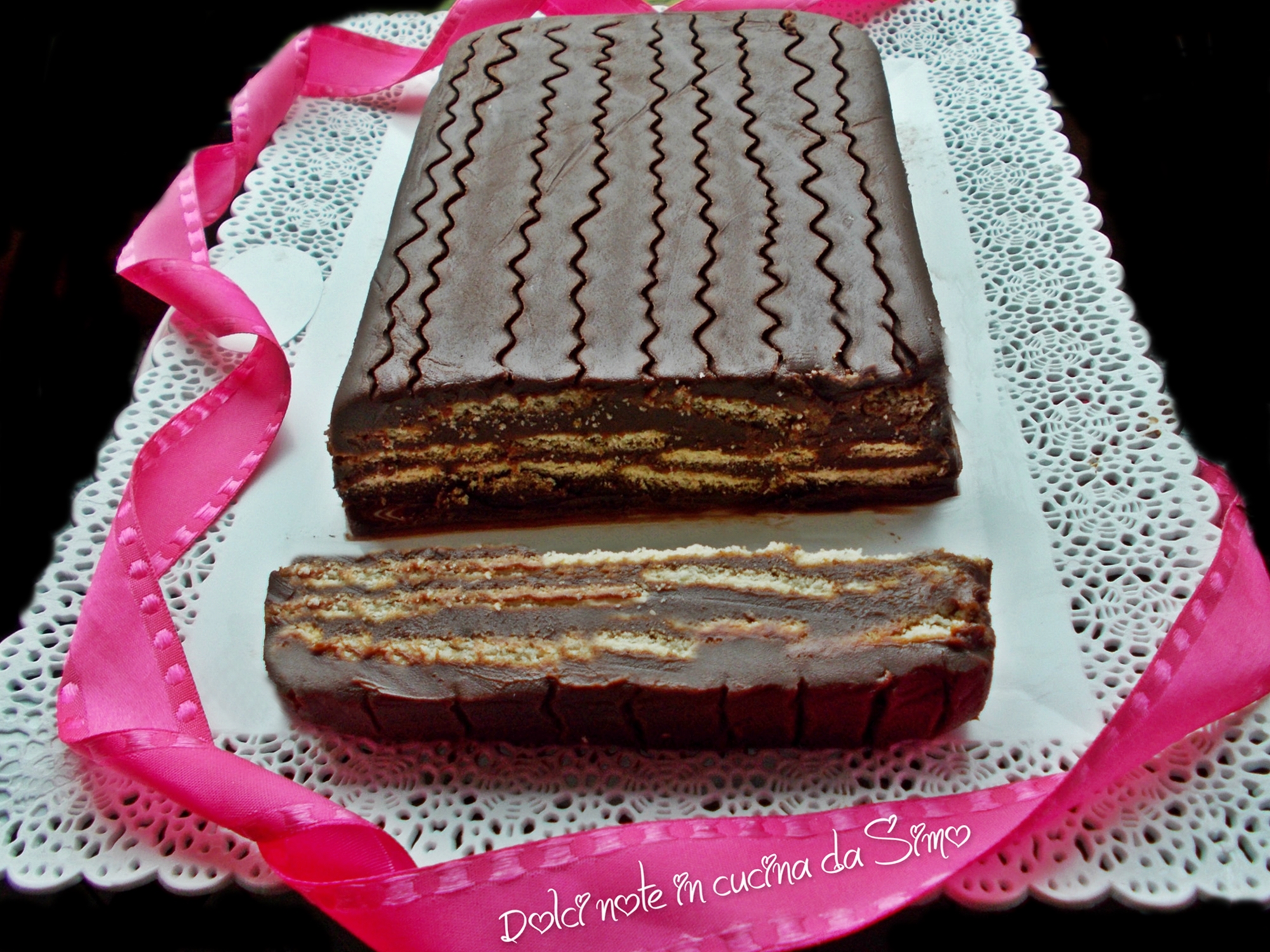 Mattonella al cioccolato