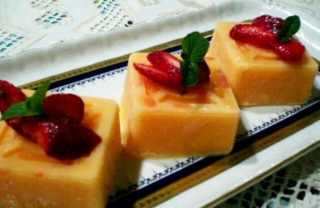 Mattonelle mousse di melone