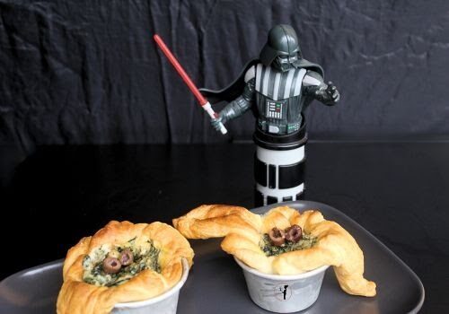 May the 4th be with you: Yoda di pasta sfoglia con ripieno di borragine in friggitrice ad aria