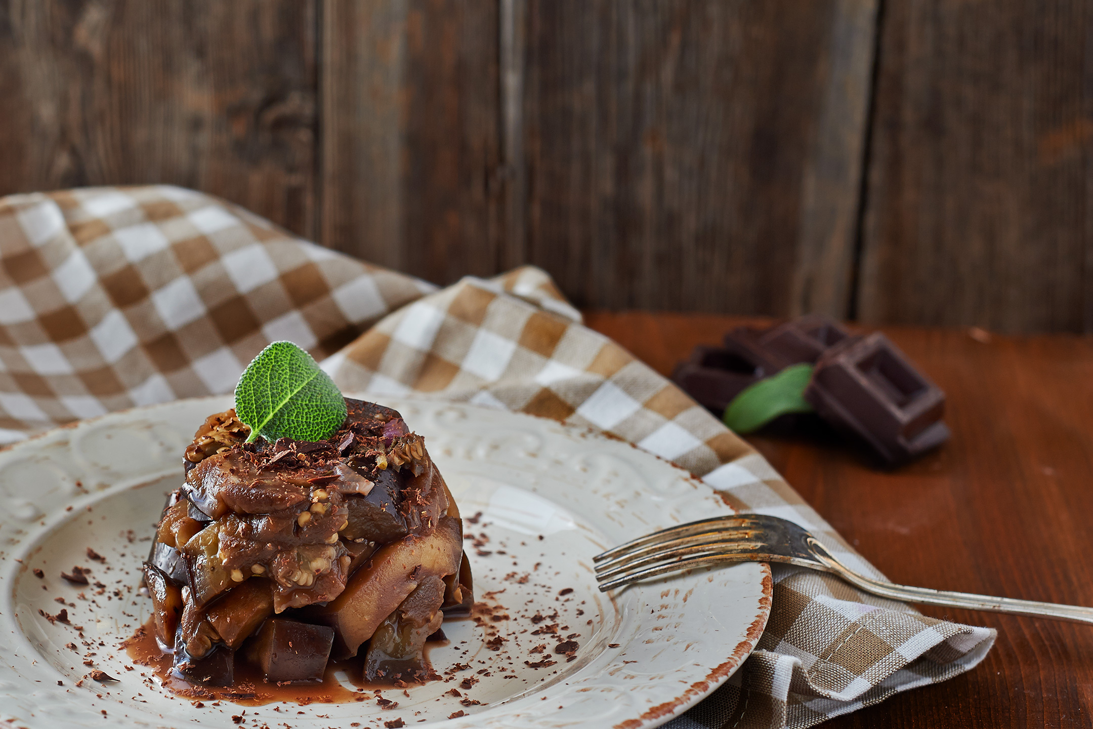 Melanzane al cioccolato