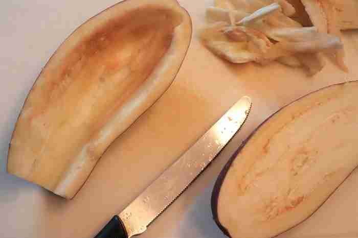 Melanzane al forno ripiene di pasta