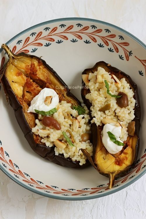 Melanzane alla chermoula, bulgur e yogurt di yotam ottolenghi