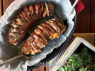 Melanzane fisarmonica ripiene al forno