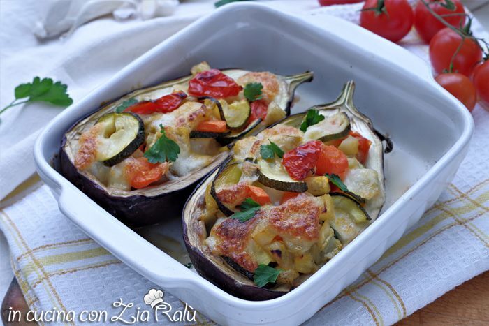 Melanzane ripiene di verdure