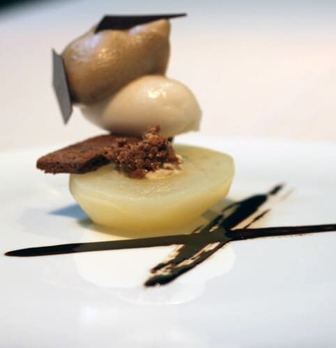 Mele e pere cotte alla liquirizia