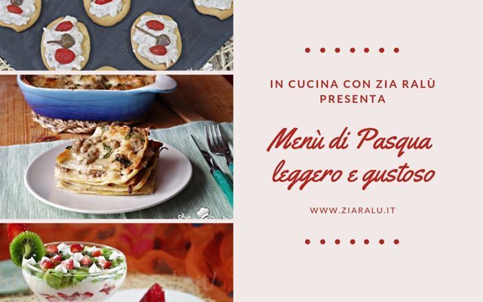 Menù di pasqua leggero e gustoso