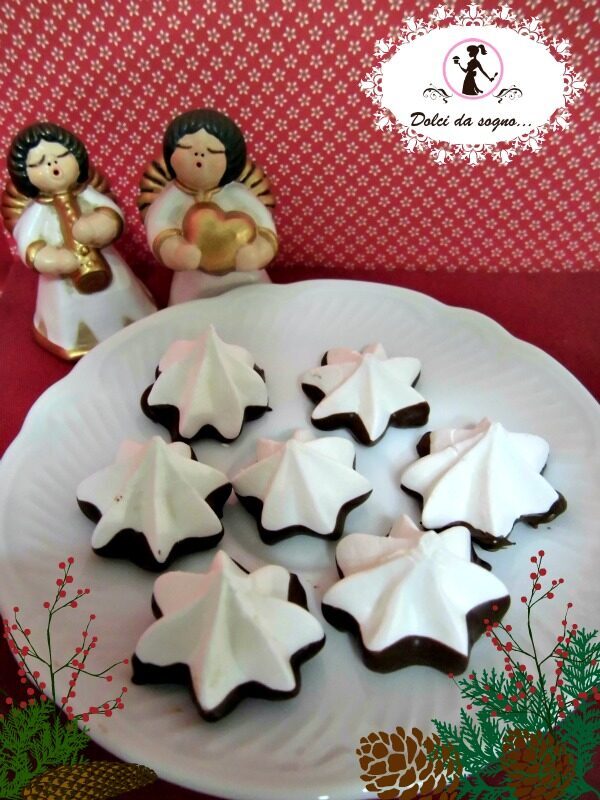 Meringhe con il cioccolato